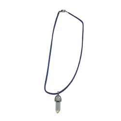 Stylish necklace of velour
