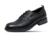 Стилни мъжки обувки от естествена черна кожа