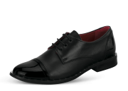 Elegant women's shoes from black nappa