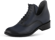 Ladies' boots from dark blue nappa