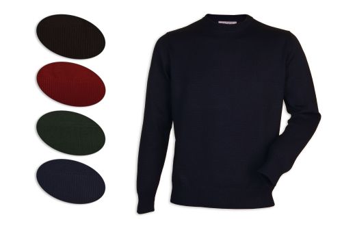 Мъжки пуловер в тъмносин цвят