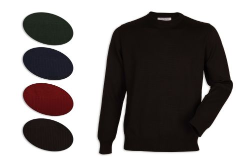Класически черен мъжки пуловер