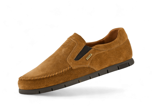 MEN'S MOCCASINS IN BROWN VELOUR