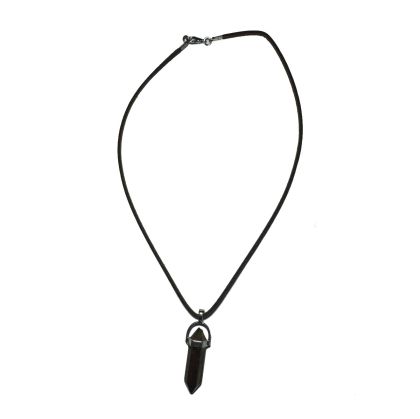 Stylish necklace of velour