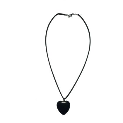 Stylish necklace of velour
