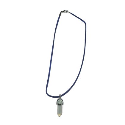 Stylish necklace of velour