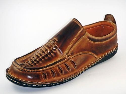 Men’s brown genuine leather sandals