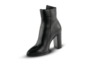 Ladies high boots with zipper 