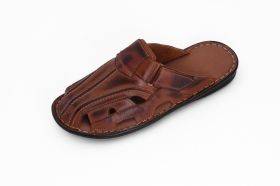 Men’s brown slippers