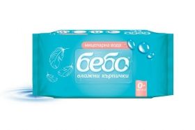 Wet baby wipes - bebo - 64 pcs. with micellar water