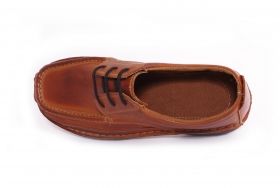 Мъжки ежедневни обувки в топъл кафяв цвят