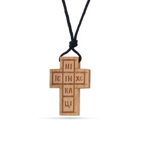 Кръст с  дърворезба надписи IC XC - NI KA - IN ЦI