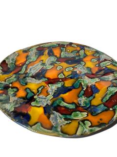 Рисувана керамична чиния
