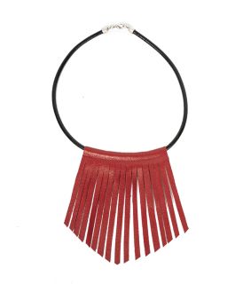Long Necklace - Feather