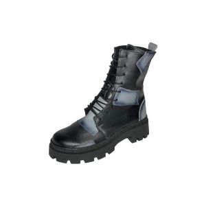 Дамски кубинки в черно и сиво