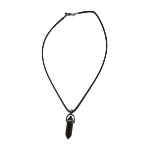 Stylish necklace of velour