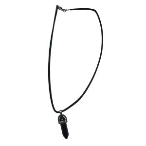 Stylish necklace of velour
