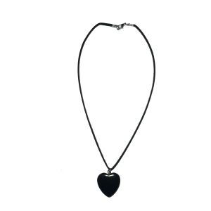 Stylish necklace of velour