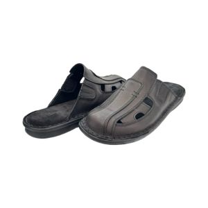 Men’s brown slippers