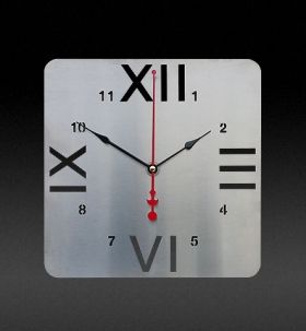Часовник с римски и арабски цифри - квадрат 2В
