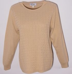 Елегантен дамски пуловер - плетеница