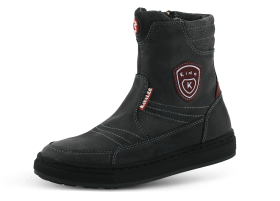 Kids'-teen boots in grey and red