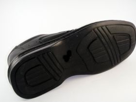 Men’s black genuine leather sandals